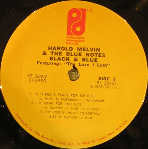 Harold Melvin And The Blue Notes - Black & Blue - Used Vinyl - High ...