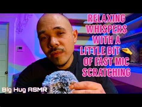 Fast To Slow Fluffy Mic Scratching ASMR Gentle Whispered Talk Down To