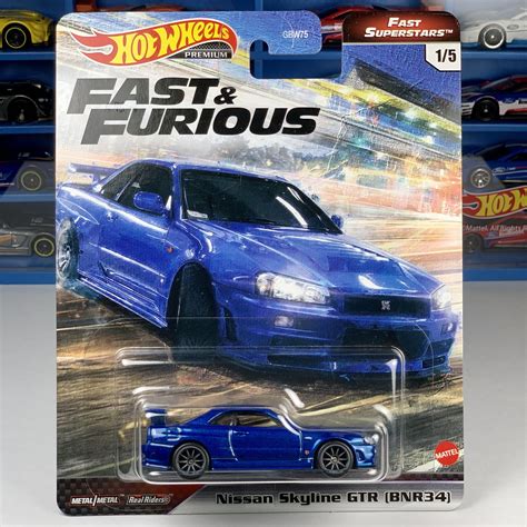 Hot Wheels Nissan Skyline Gtr Bnr Fast Furious Fast Superstars Hobbies Toys Toys