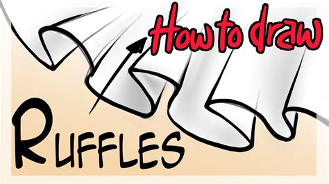 How To Draw Ruffles Youtube