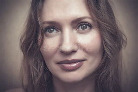 Portrait Of A Beautiful Nude Woman Wrapped In A Checkered Plaid Stock Image Image Of Camera