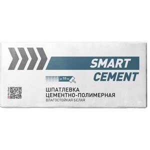 Шпаклевка цементно-полимерная Danogips Smart Cement выравнивающая белая ...