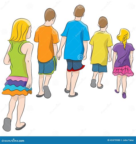 Fratelli e sorelle illustrazione vettoriale. Illustrazione di estate