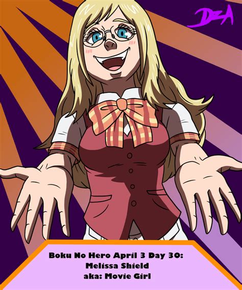 Boku No Hero April 3 Day 30 Melissa Shield By Dizachsterarea On Newgrounds