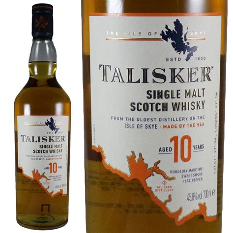 【楽天市場】タリスカー シングル モルト ウイスキー 10年talisker Single Malt Whisky 10 Years