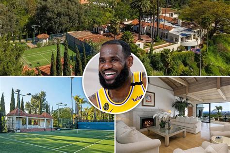 Inside Lebron James Third La Home A 39m Mansion Boasting Tennis