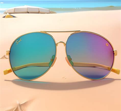 Premium Photo A Modern Colorful Sunglass Ai Generated