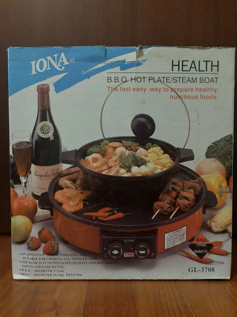 Electric BBQ Hot Plate Steamboat TV Home Appliances Kitchen Appliances BBQ Grills