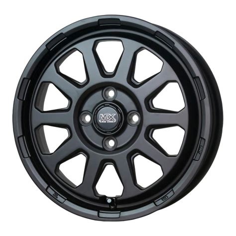 HOT STUFF マッドクロス レンジャー ホイール1本 15x4 5 45 100 4H マットブラック エスクリエイト 通販 Yahoo ショッピング