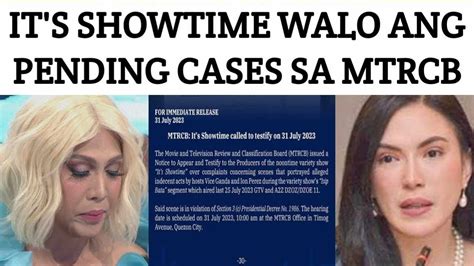 It S Showtime Walo Ang Pending Cases Sa Mtrcb Youtube