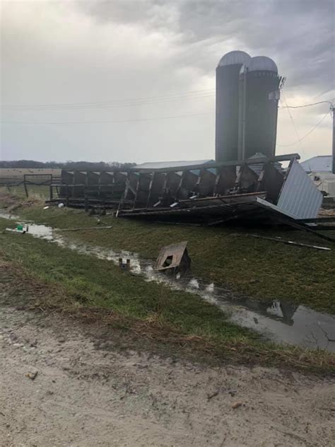 Update National Weather Service Says Tornado Caused Damage To Farm