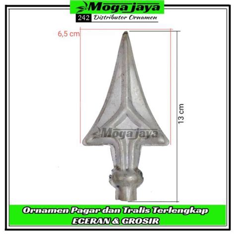 Jual Tombak Pengaman Pintu Pagar Besi Plat Kecil Tombak Gerbang Ornamen