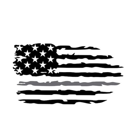 Thin Grey Line Flag Corrections Flag Correctional Officer Etsy