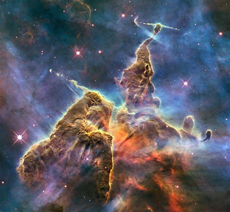 Free Photo Carina Nebula Space Gas Dust Hubble Telescope Cloud