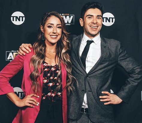 Photo Britt Baker Tony Khan And Orange Cassidy Attend Fulham Fc Match