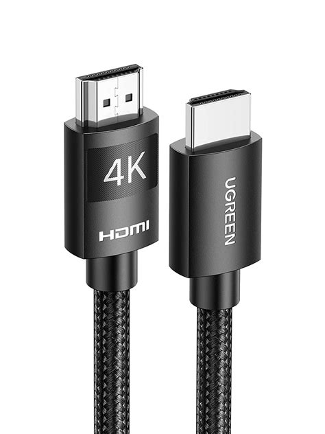 كابل Hdmi 20 عالي السرعة من يوجرين 4k بسلك نايلون مضفر 18 جيجابايت مع