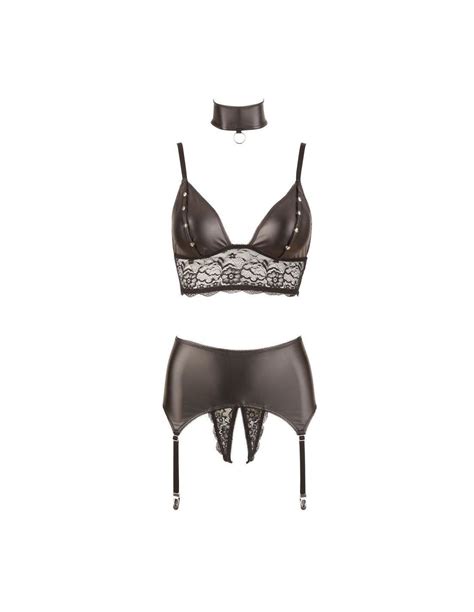 Ensemble Bondage Jarretelles Avec Entraves Cottelli Lingerie Li