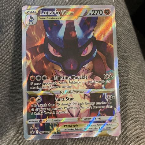 Lucario Vstar Swsh Crown Zenith Elite Trainer Promo Pokemon