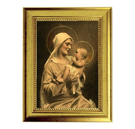 Mother Of Divine Grace Gold Leaf Framed Art Buy Religious Catholic Store