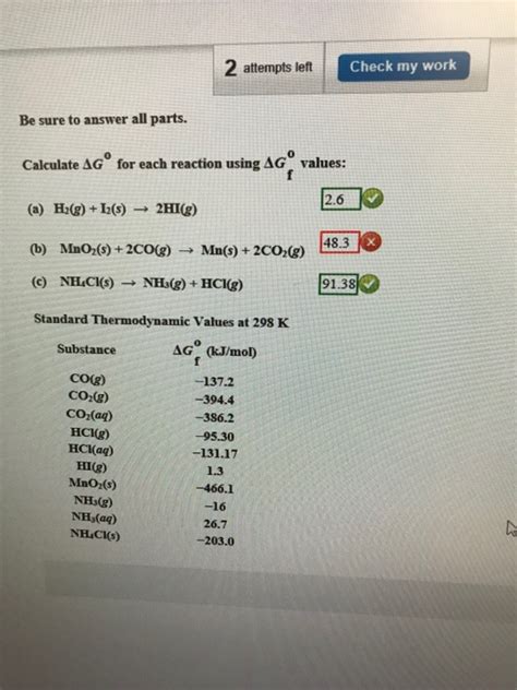 Solved Attempts Left C Check My Work Select The Single Chegg