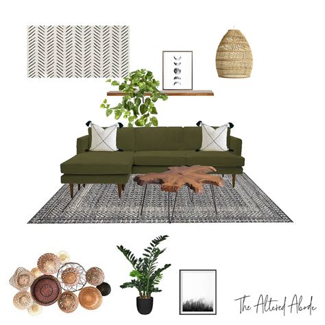 nature inspired boho living room project  altered abode interior
