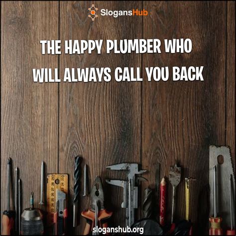 47 Catchy Plumbing Taglines