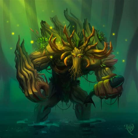 Albert Tworents Swamp Guy Cartoon Character Design Forest