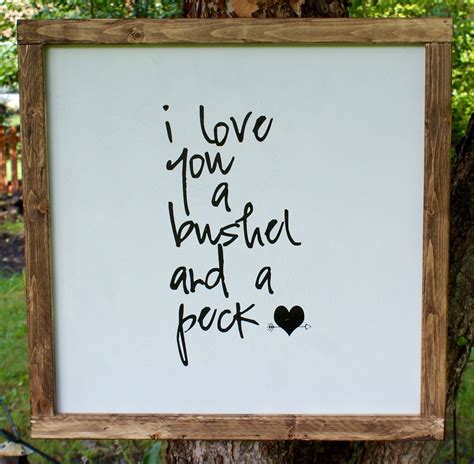 I Love You A Bushel And A Peck Tattoo - Printable Calendars AT A GLANCE