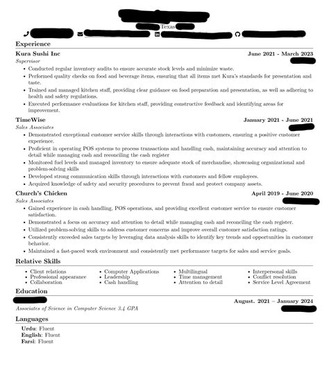 Can someone tell me what im doing wrong : r/Resume