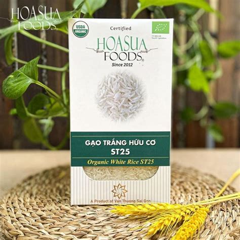 GẠo TrẮng HỮu CƠ Hoa SỮa St25 1kg Organic Goods