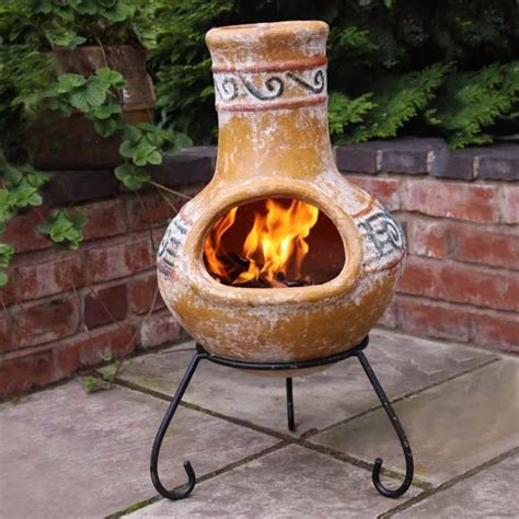 Owning A Clay Chiminea Backyard Fire Pit