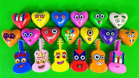 Finding Numberblocks Slime With Satisfying Clay Slime Craft ASRM Idea