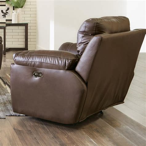 Catnapper Sorrento Leather Match Power Lay Flat Recliner Wayside Furniture Recliners