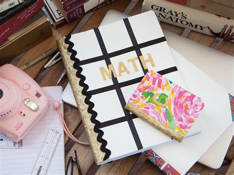 DIY Notebooks for Back to School | FaveCrafts.com