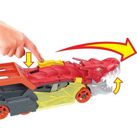 Caminhão Hot Wheels City Reboque de Dragão GTK Mattel em Promoção na Americanas