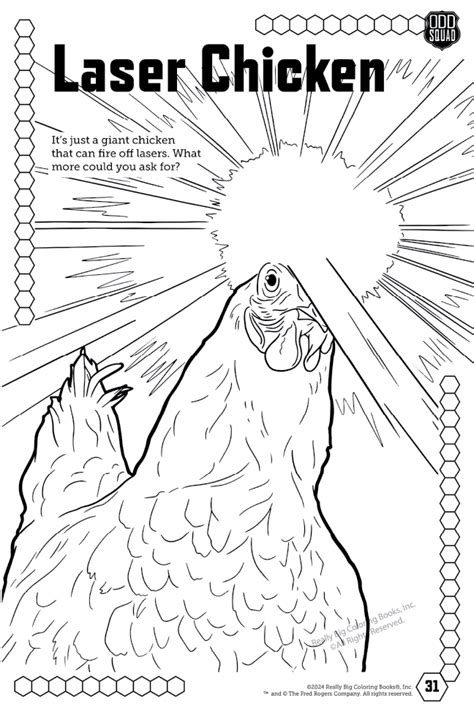 Odd Squad Printable Coloring Pages 2025