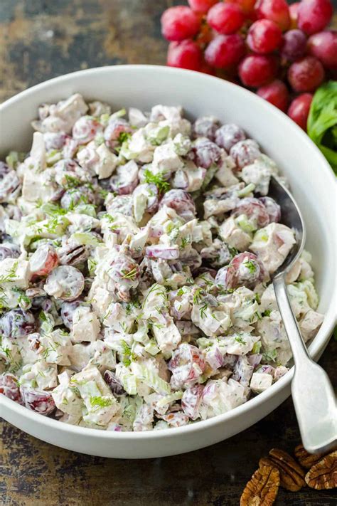 Fancy Chicken Salad Recipe - NatashasKitchen.com