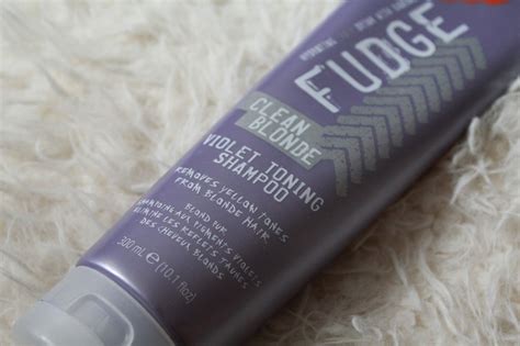 Fudge Clean Blonde Violet Toning Shampoo Inthefrow