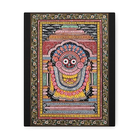 Lord Jagannath Pattachitra Radha Krishna Madhubani Painting