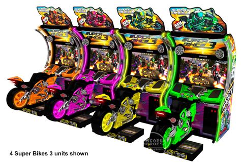 Super Bikes 3 Motorcycle Arcade Racing - Video Amusement Event Rental