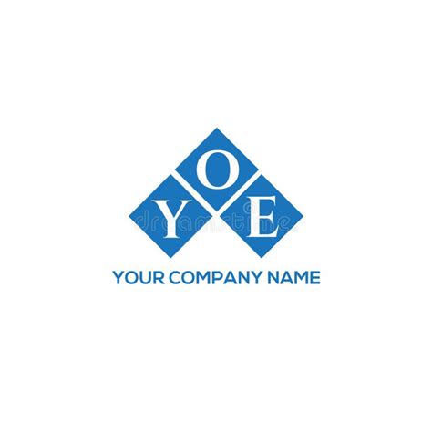 Yoe Letter Logo Design On White Background Yoe Creative Initials