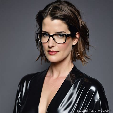Cobie Smulders In Latex Robe Stable Diffusion Online