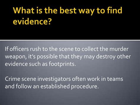 Forensic Science Powerpoint Ppt