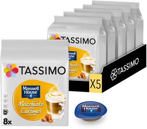 Tassimo Caf Dosettes Boissons Maxwell House Macchiato Caramel