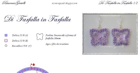 Ricamar Gioielli Tutorial Orecchini Di Farfalla In Farfalla