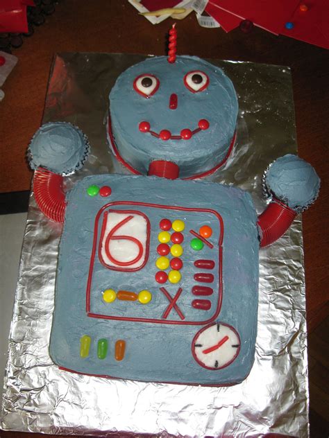 Robot cake | Robot cake, Eat cake, Cake
