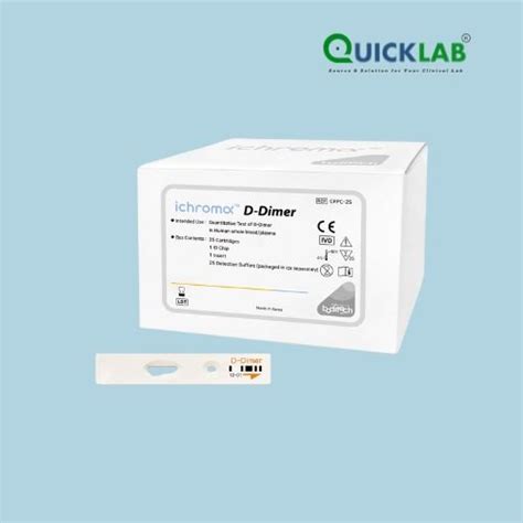 i Chroma D-Dimer 25 Test Kit Pack - Quicklab Services Private Limited