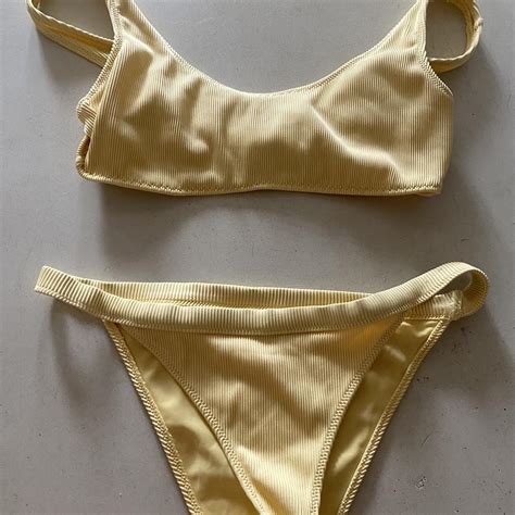 Pacsun Yellow Bikini Depop