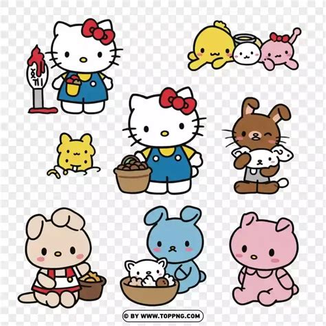 kitty  friends characters png toppng
