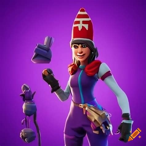 Purple Sinterklaas Fortnite Collaboration On Craiyon